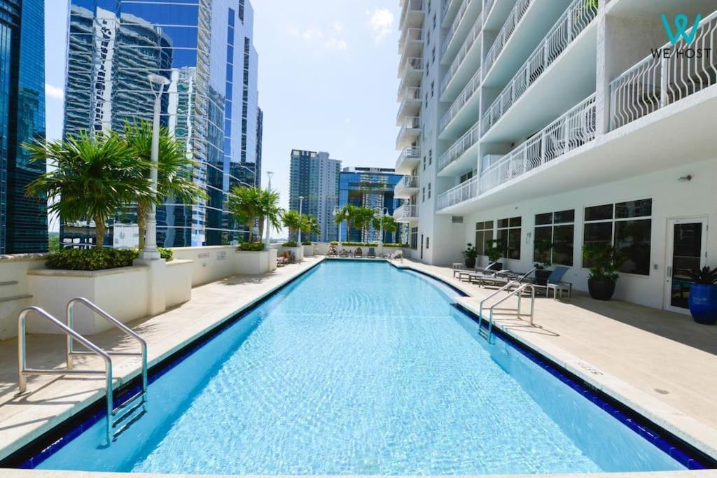 Trendy 2Br Condo With Pool And Bay Views Miami Exteriör bild