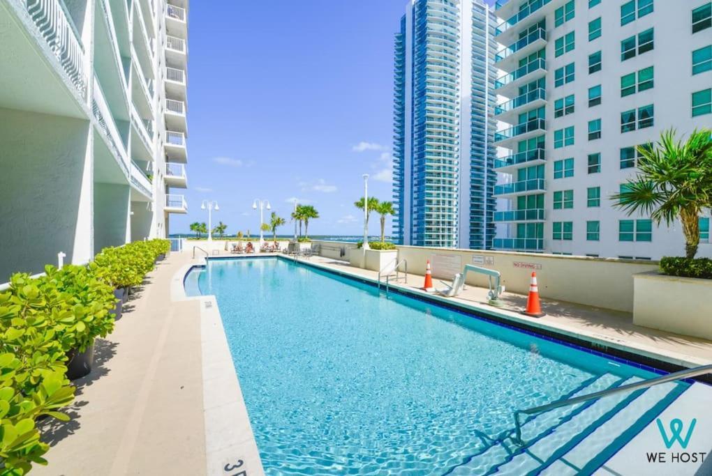Trendy 2Br Condo With Pool And Bay Views Miami Exteriör bild